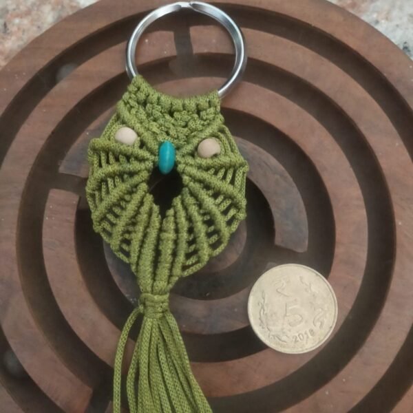 Owl Crochet Keychain